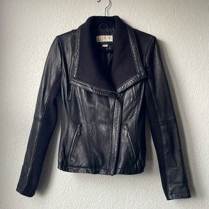 Michael Kors Black Leather Jacket